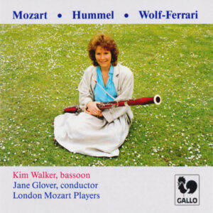 MOZART – WOLF-FERRARI – HUMMEL – KIM WALKER – LONDON MOZART PLAYERS