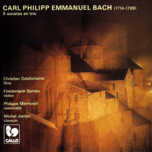 CARL PHILIPP EMMANUEL BACH : 5 TRIO SONATAS