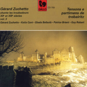 TROUBADOURS DES XIIe ET XIII SIÈCLES, Vol. 3 (MINSTRELS OF THE 12th AND 13th CENTURIES) : TENSONS E PARTIMENS DE TROBAIRITZ