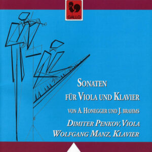 HONEGGER – BRAHMS : SONATES POUR VIOLON ALTO ET PIANO – DIMITER PENKOV – WOLFGANG MANZ