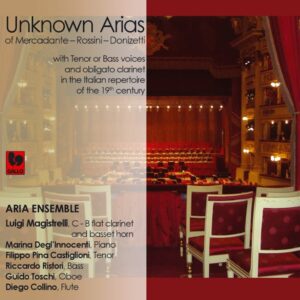 DONIZETTI – ROSSINI – MERCADANTE : UNKNOWN ARIAS – ARIA ENSEMBLE – LUIGI MAGISTRELLI