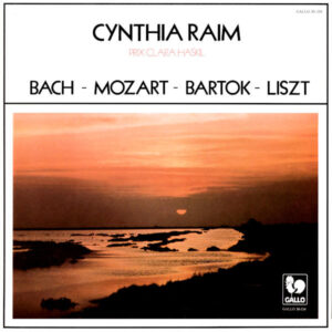 Bach: Prelude and Fugue in G Minor, BWV 885 – Mozart: Piano Sonata No. 17, in D Major K. 576 – Bartók: Piano Sonata, Sz 80 – Liszt: Transcendental Etudes, S. 139: Feux Follets – Cynthia Raim, Klavier