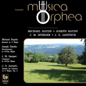 Michael Haydn: Quartet in C Major, MH 600 – Joseph Haydn: Divertimento in E-Flat Major, Hob. XIV:1 – Sperger: Cassation in E-Flat Major, M.C III:29 – Janitsch: Sonata da Camera, Op. 4 – Ensemble Musica Orphea