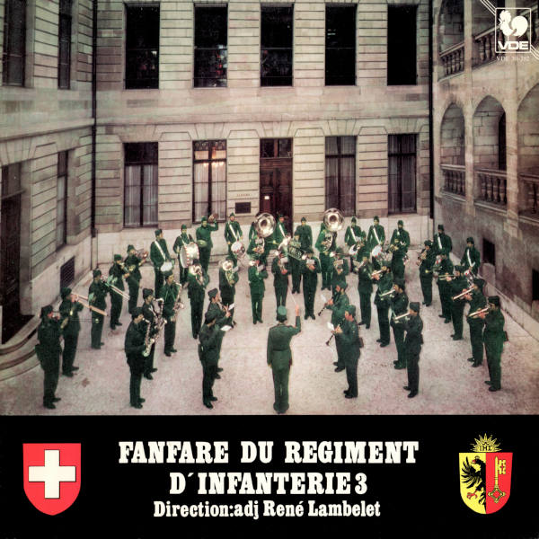Swiss Military Band Music: Bosch - Sibelius - Verdi - Sonntag - Cours de répétition 1983 à Buttes (NE) - Fanfare du régiment d'infanterie 3.