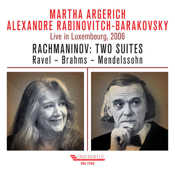 Rachmaninoff, Martha Argerich & Alexandre Rabinovitch-Barakovsky - Live in Luxembourg, Suite No. 1 for 2 Pianos, Op. 5 - Suite No. 2 for 2 Pianos, Op. 17.